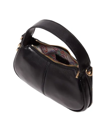 Borsa Liu Jo piccola laminata nera