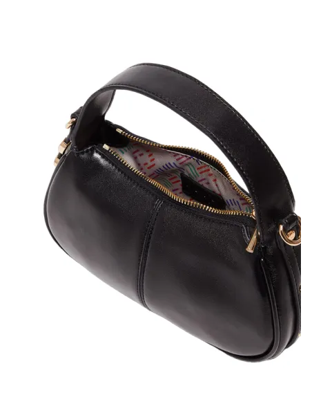 Borsa Liu Jo piccola laminata nera