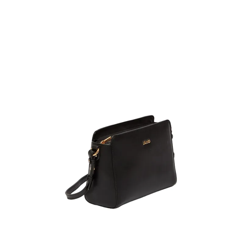 Liu Jo women's bag with metal logo, black 2