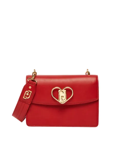 Liu Jo woman bag with chain strap, red