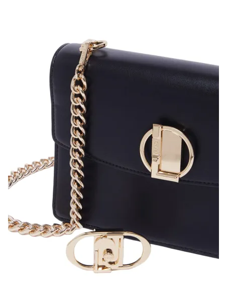 Liu Jo women's cross-body bag with chain strap, black
