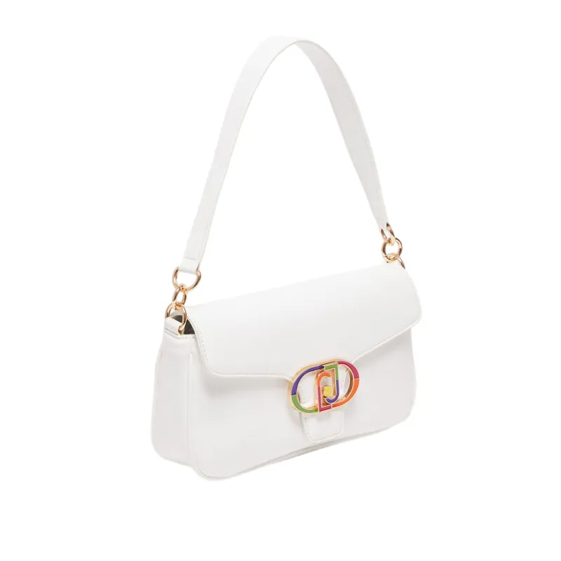 Liu Jo Shoulder bag with flap closure, white 2