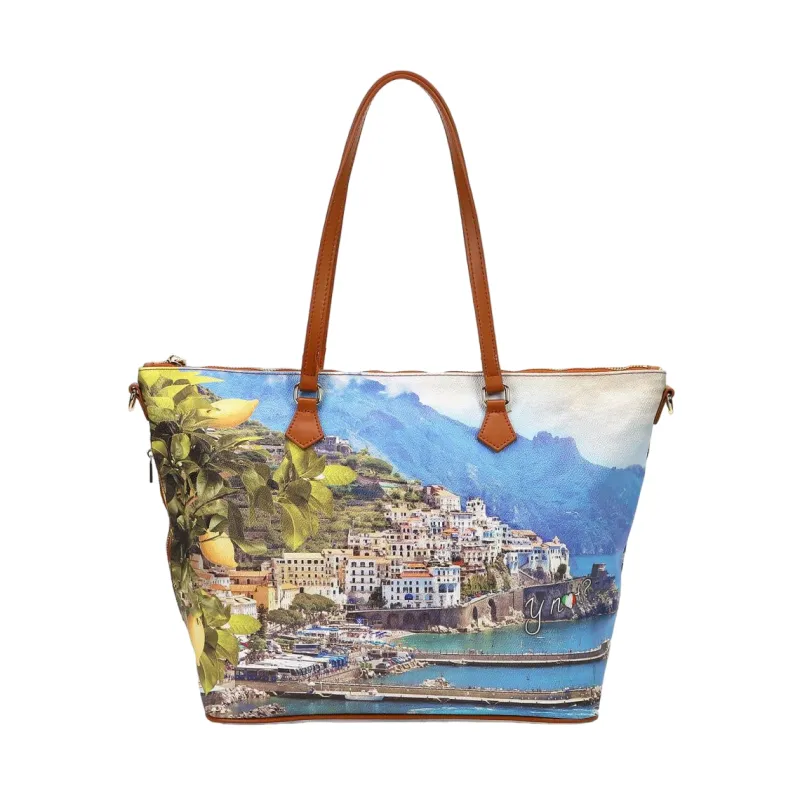 Ynot large shopping bag, Lemon Coast