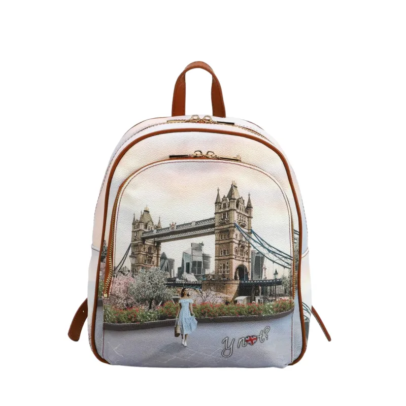 Ynot Damen-Rucksack mit Fronttasche, London Kate