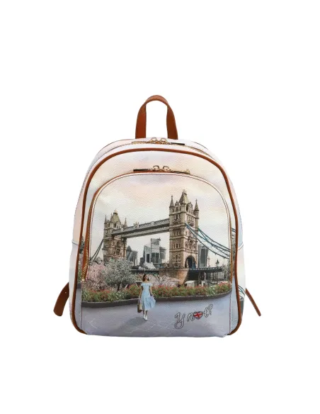 Ynot women's backpack with front pocket, London Kate