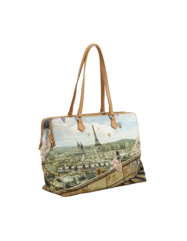 Ynot Large shopping bag with three...