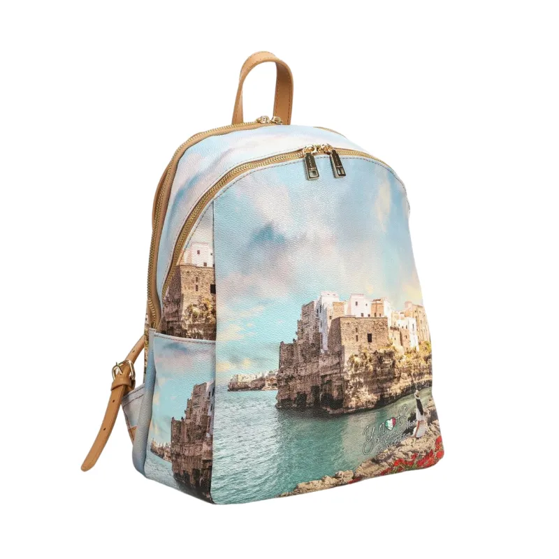 Ynot women s backpack with two compartments Polignano