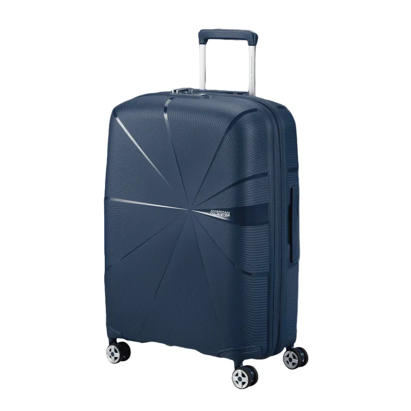 American Tourister Starvibe Medium expandable trolley, blue 2