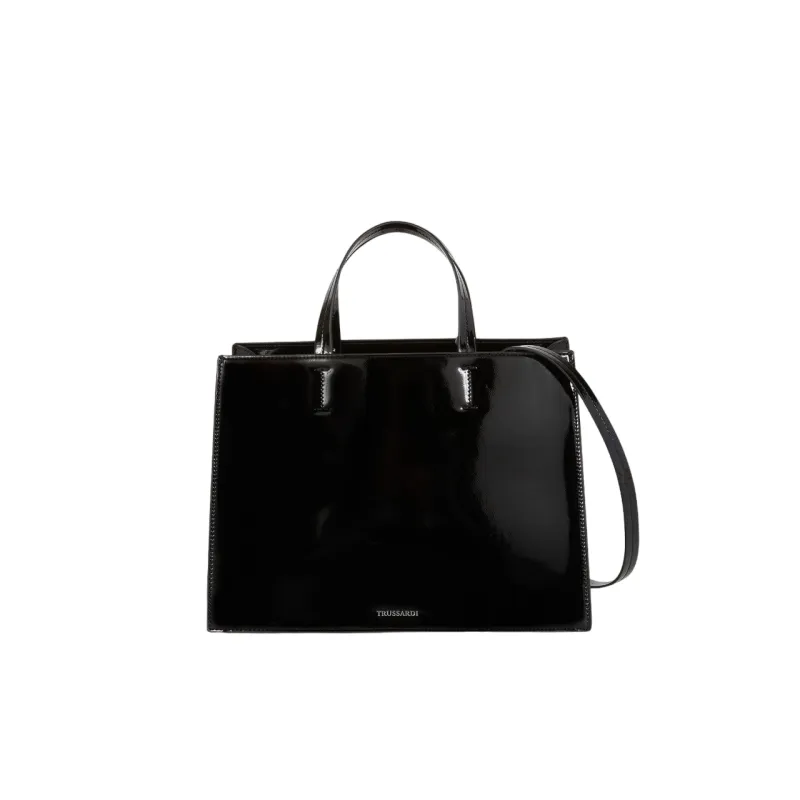 Borsa due manici trussardi nera