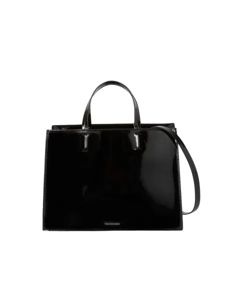 Borsa due manici trussardi nera