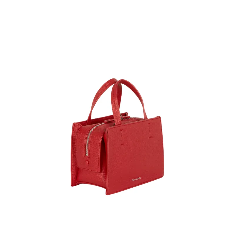 Trussardi Nadir small women's bag with two handles, red 2