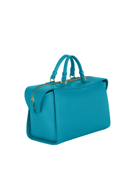 Trussardi Aster Damentasche mit zwei Griffen, teal