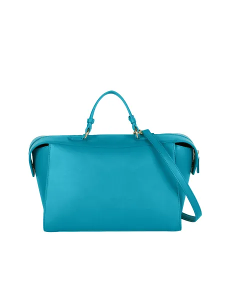 Bauletto Trussardi, teal