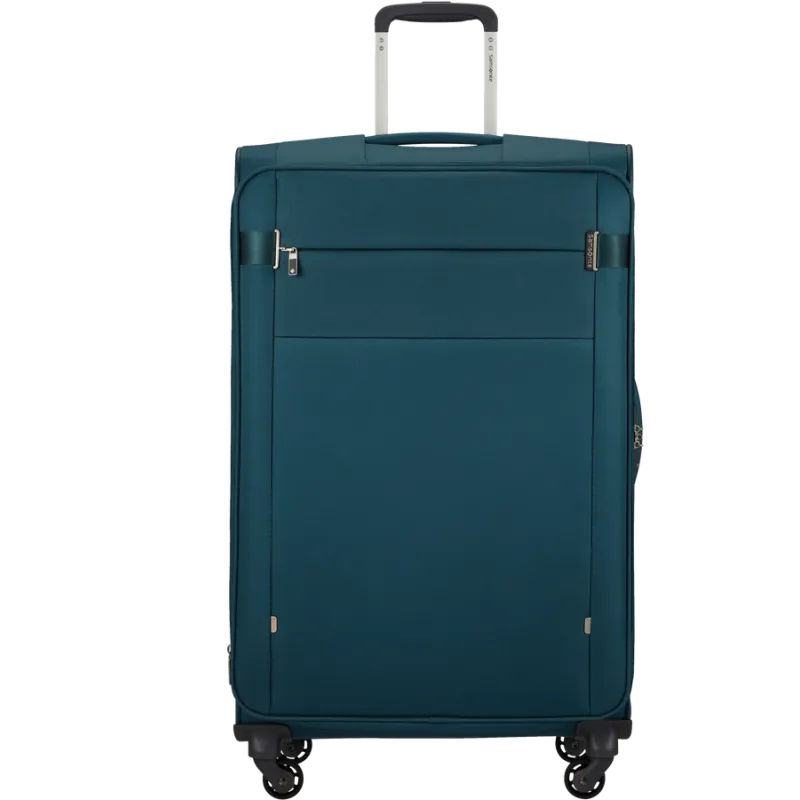 Large expandable suitcase Samsonite Citybeat, Petrol Blue