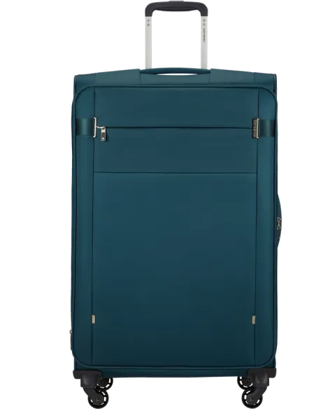 Large expandable suitcase Samsonite Citybeat, Petrol Blue