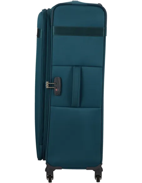 Trolley grande espandibile Samsonite Citybeat Petrol Blue