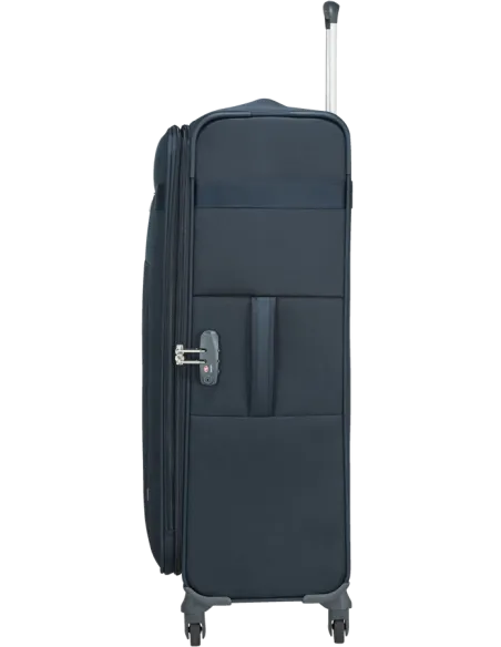 Large expandable suitcase Samsonite Citybeat , navy blue