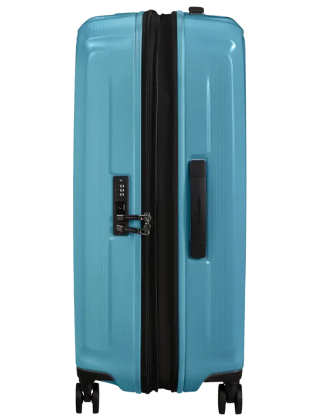 Samsonite Nuon Mittlerer Wagen aus Polycarbonat, metallic ocean blue