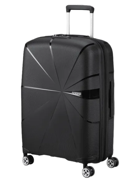 American Tourister Starvibe Medium expandable trolley, black