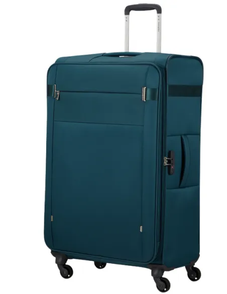 Samsonite Citybeat Expandable medium suitcase, Petrol Blue