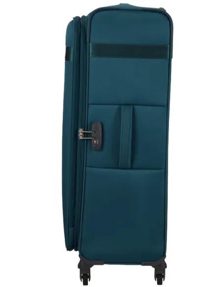 Samsonite Citybeat Mittelgroßer, erweiterbarer Trolley, Petrol blue