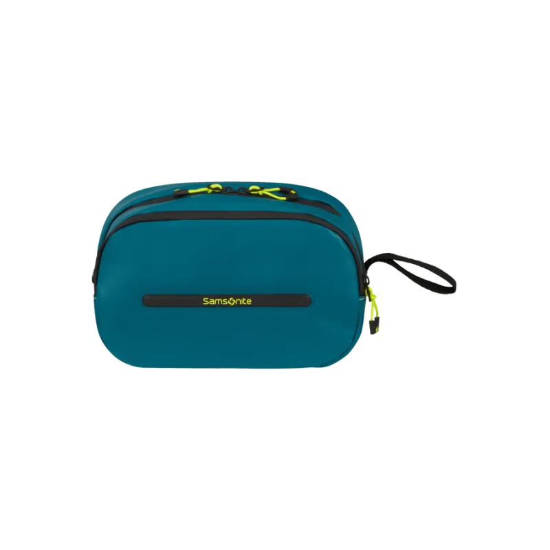 Reise-Necessaire Samsonite Ecodiver, Petrol Blue Lime