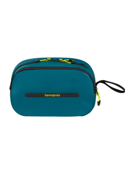 Samsonite Ecodiver Toilet kit, Petrol Blue Lime