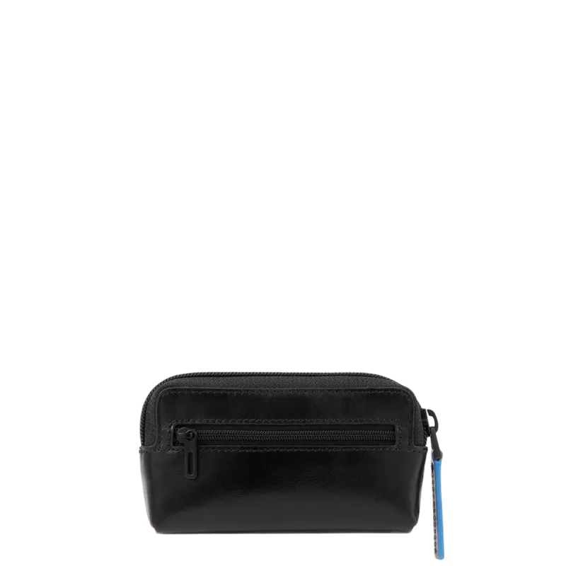 Piquadro Blue Square Revamp Key case with two rings, black 2