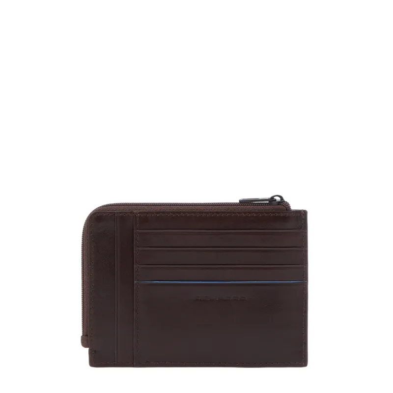 Bustina con cerniera porta monete e carte di credito Blue... 2