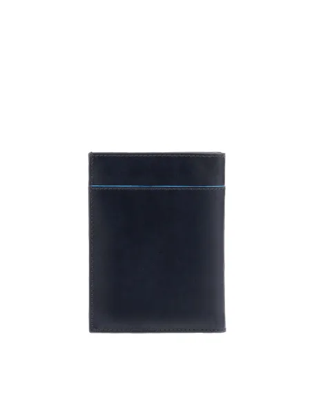 Portafogli verticale Piquadro Blue Square Revamp blu