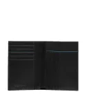 Piquadro B2 Revamp Billetero Vertical men's wallet with credit card and document facility, black