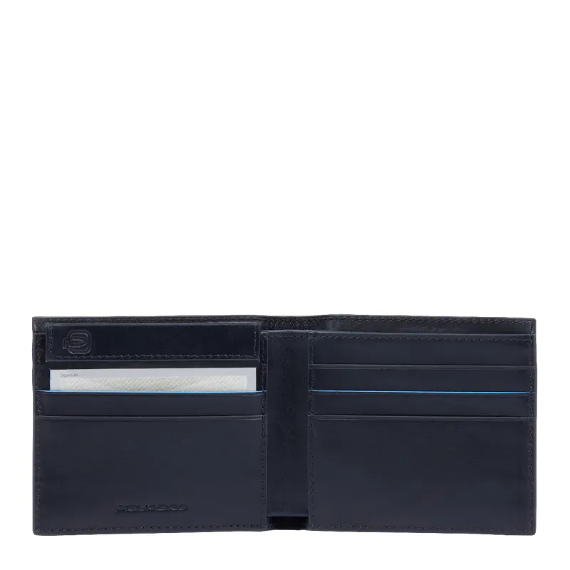 Piquadro Blue Square Revamp Men's wallet with removable...