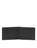 Piquadro B2 Revamp Men's billfold wallet with credit card facility, black