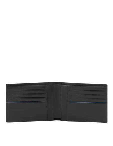 Piquadro B2 Revamp Geldbörse Herren mit Kreditkartenfächern und RFID-Blocker, schwarz
