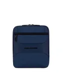 Piquadro Gio iPad®mini pocket crossbody bag in recycled fabric, blue