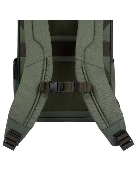 Piquadro Gio Laptop-Rucksack aus rezykliertem Stoff mit iPad® Pro12,9"-Fach, schwarz