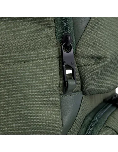 Zaino in tessuto e pelle Piquadro Gio...