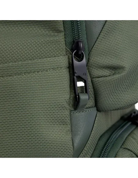 Piquadro Gio Laptop-Rucksack aus rezykliertem Stoff mit iPad® Pro12,9"-Fach, schwarz