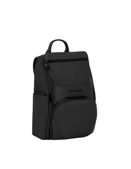 Piquadro Gio Laptop backpack 14" with iPad® compartment, black