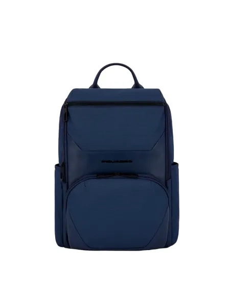 Piquadro Gio Laptop backpack 14" with iPad® compartment, blue