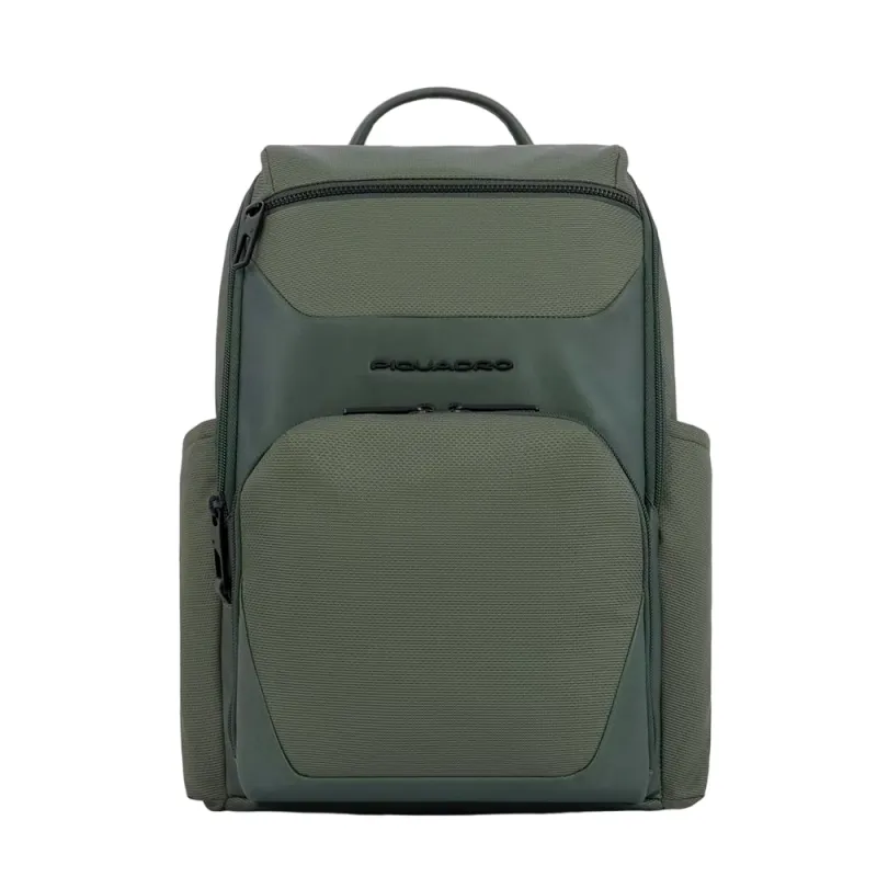 Piquadro Gio Laptop-Rucksack 13,3" mit iPad®-Fach, grün