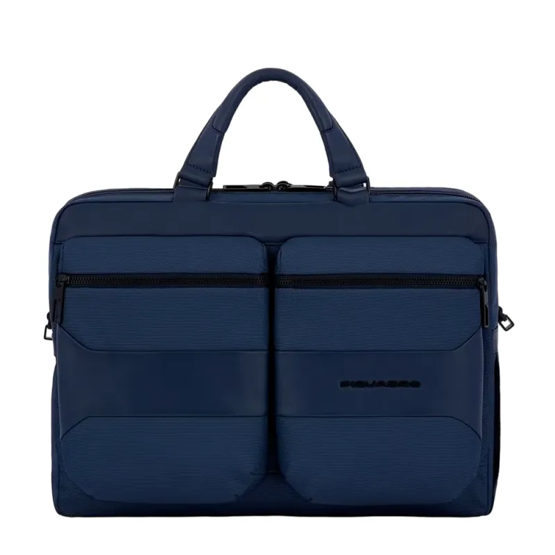 Cartella porta PC da15,6 portabile a zaino Piquadro Gio blu