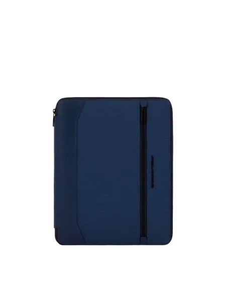 Piquadro Gio Notepad holder in recycled fabric with iPad®Pro 12,9" compartment, blue