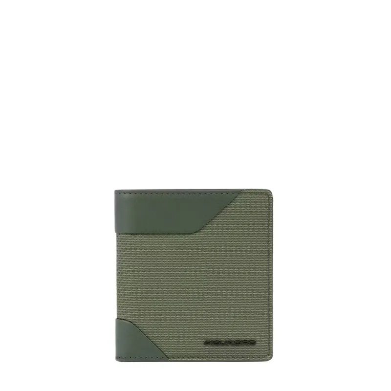 Piquadro Gio Kartenetui aus rezykliertem Stoff und Leder,... 2