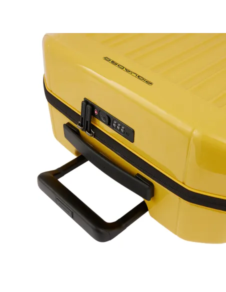 Piquadro PQ-Light Ultra slim spinner with TSA lock, yellow