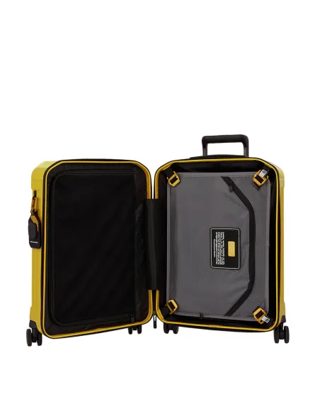 Trolley cabina Piquadro in policarbonato giallo