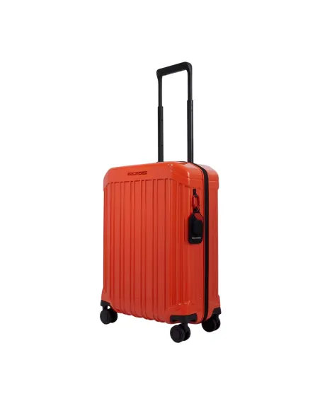 Trolley cabina Piquadro in policarbonato arancio