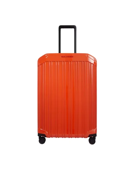 Piquadro PQ-Light Medium size, spinner with TSA lock, orange