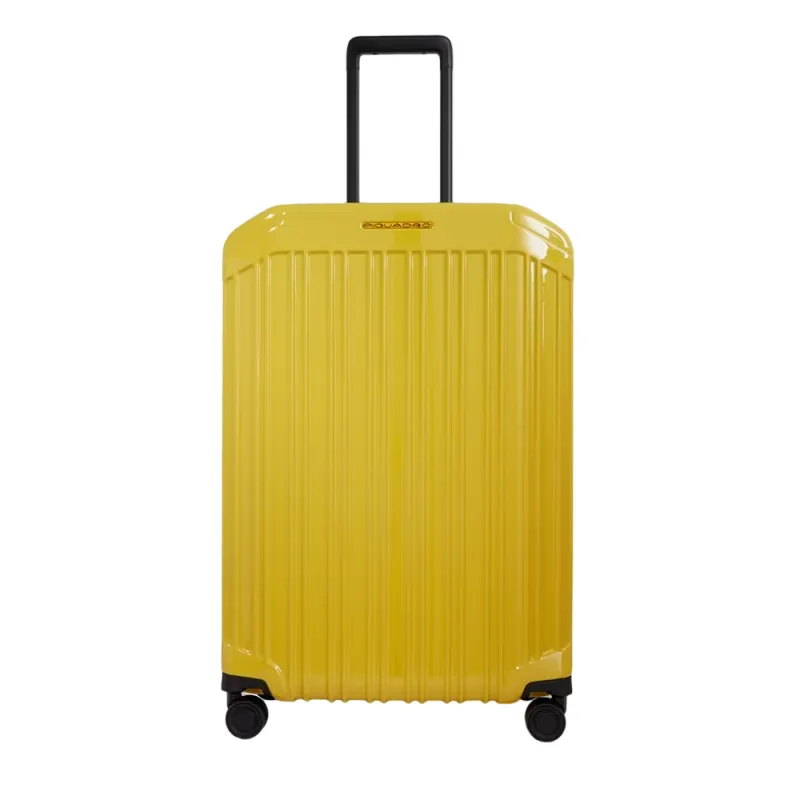 Trolley medio in policarbonato Piquadro Giallo