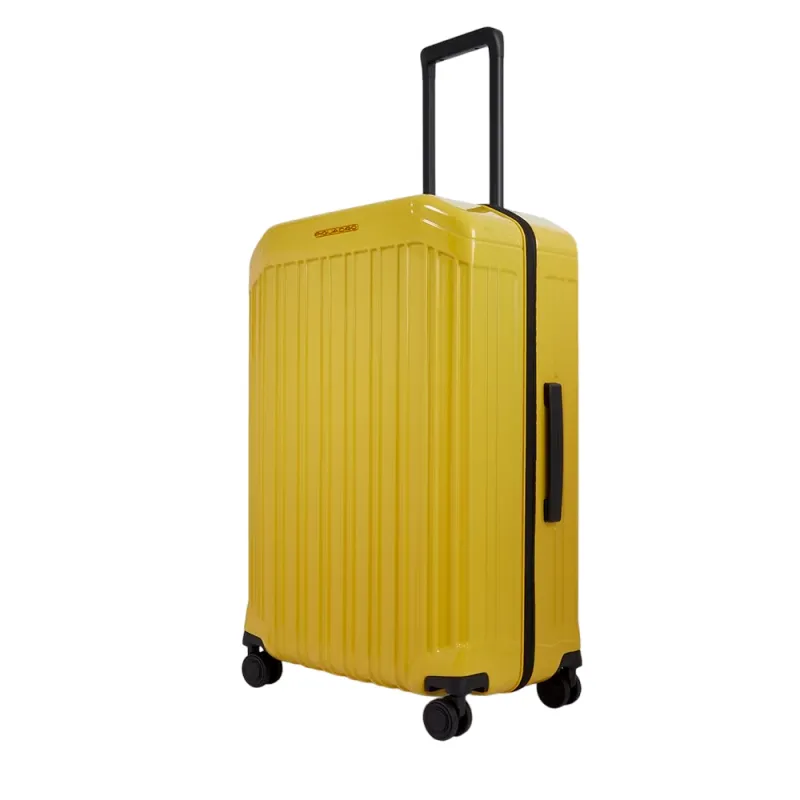Piquadro PQ-Light Medium size, spinner with TSA lock, yellow 2